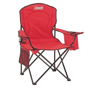 Red Steel Portable Camping Chair