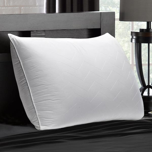 Home Collection 2-Pack Plush Down Alternative Gel Fiber Pillows, White, Queen