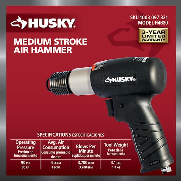 Husky Medium Stroke Air Hammer H4630 - The Home Depot