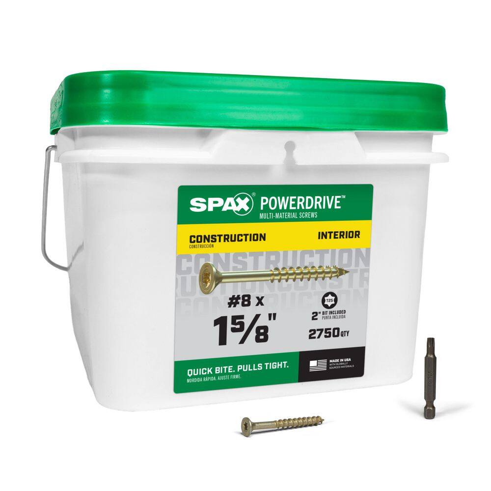 "#10 x 2-1/2 in. PowerDrive Interior T25 T-Star Flat Head Construction Wood Screws (70 pcs)" price history on PriceWatchPro