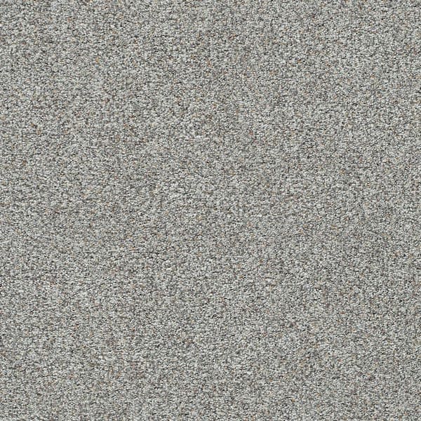 Folklore II - Hope Gray - 60 Oz. SD Polyester Texture Installed Carpet