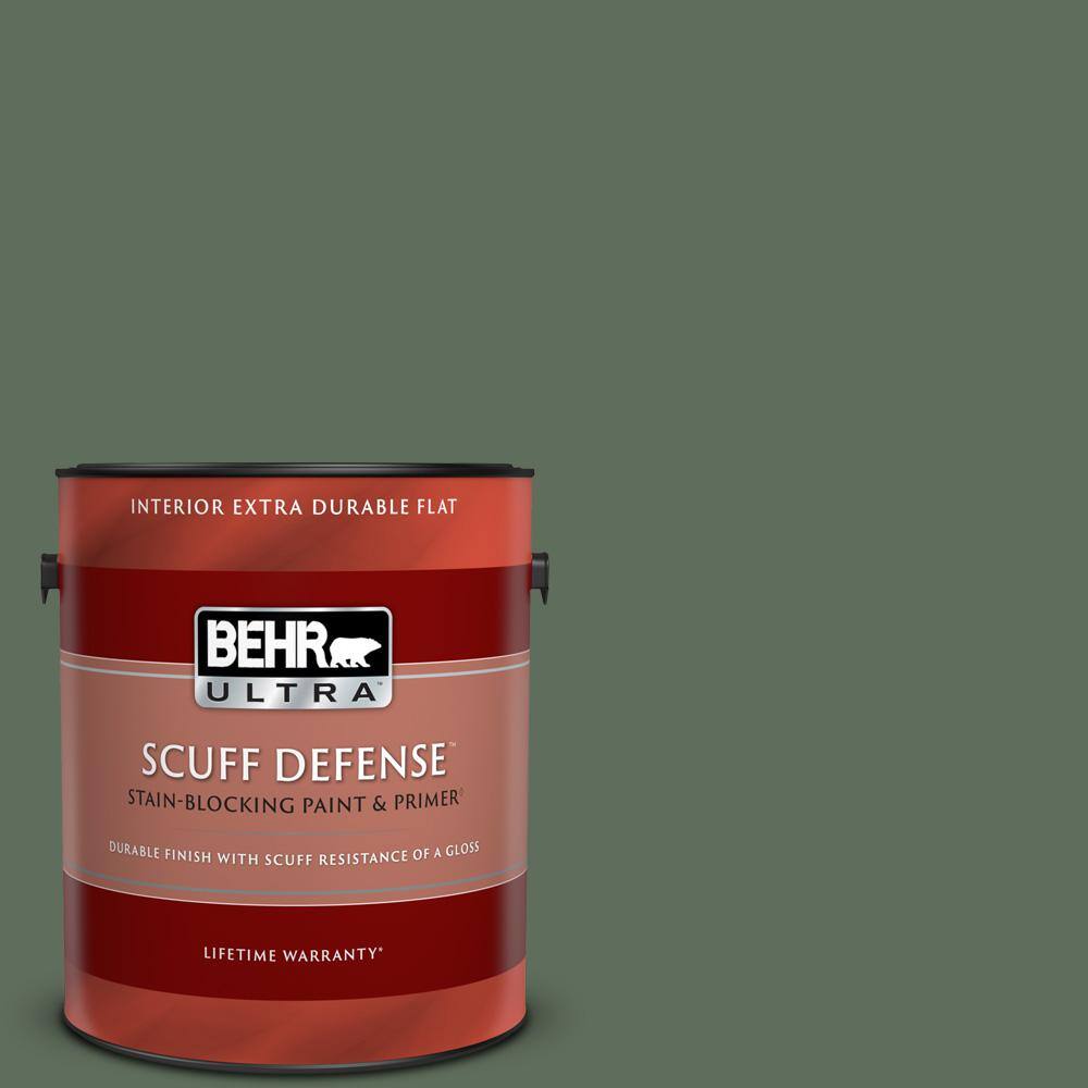 BEHR ULTRA 1 gal. N4006 Terrarium Extra Durable Flat Interior Paint
