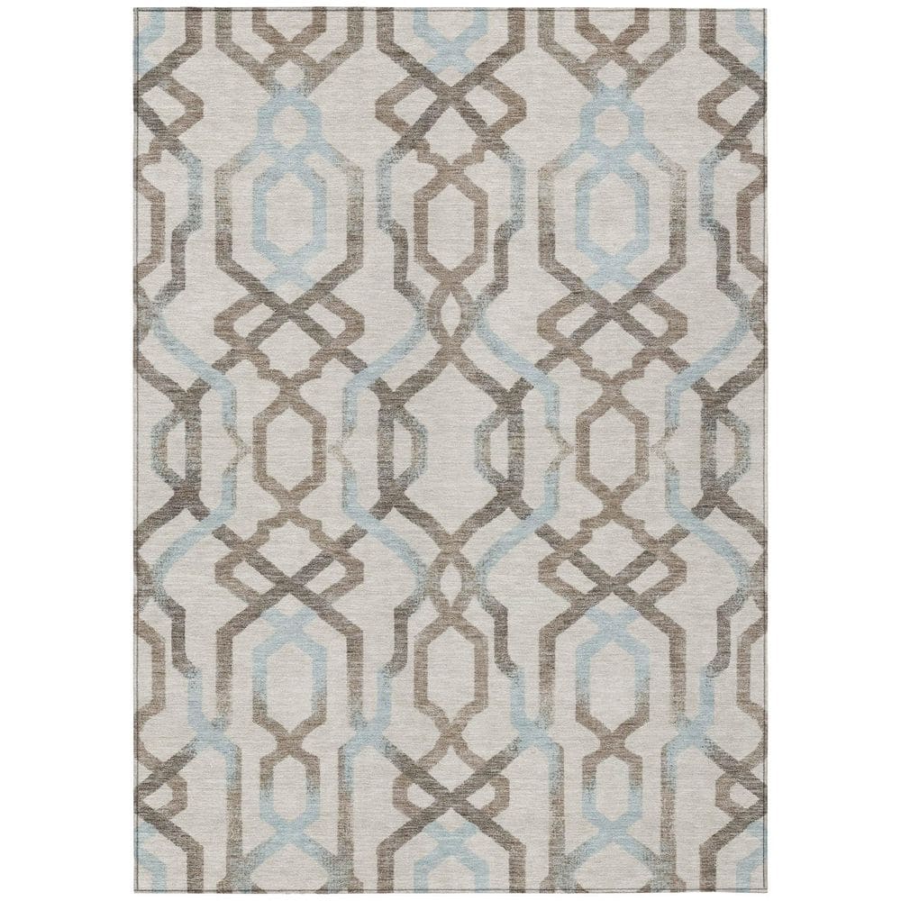 Chantille Machine Washable Indoor/Outdoor Abstract ACN2970 Linen 10 ft. x 14 ft. Area Rug price history on PriceWatchPro