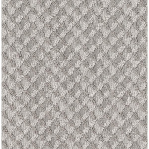 Shaw 8 in. x 8 in. Pattern Carpet Sample - Exquisite - Color Frosty Morn