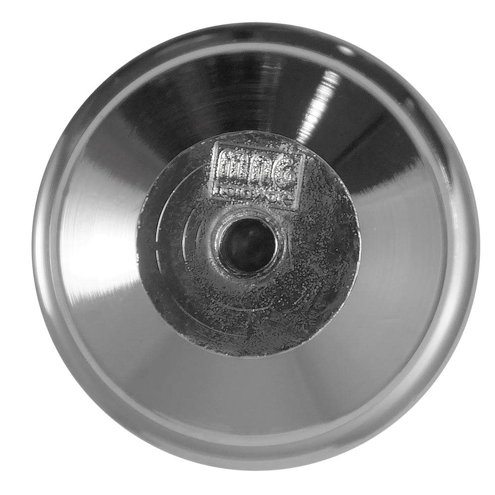 Polished Nickel Round Cabinet Knob with Mounting Hardware