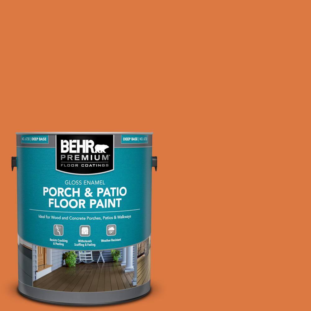 1 gal. #P210-7 Japanese Koi Gloss Enamel Interior/Exterior Porch and Patio Floor Paint price history on PriceWatchPro
