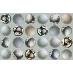 Mattel Grey Sphere Paper Strippable Roll (Covers 74.3 sq. ft.)