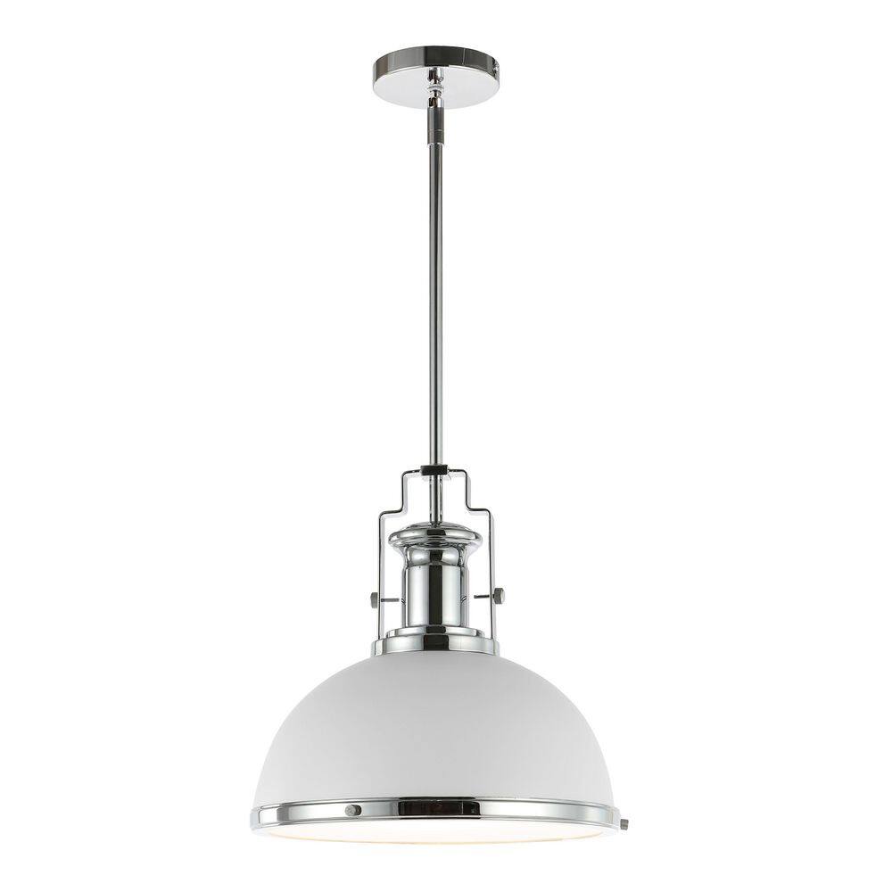 Homer 13" Chrome LED Globe Pendant Light
