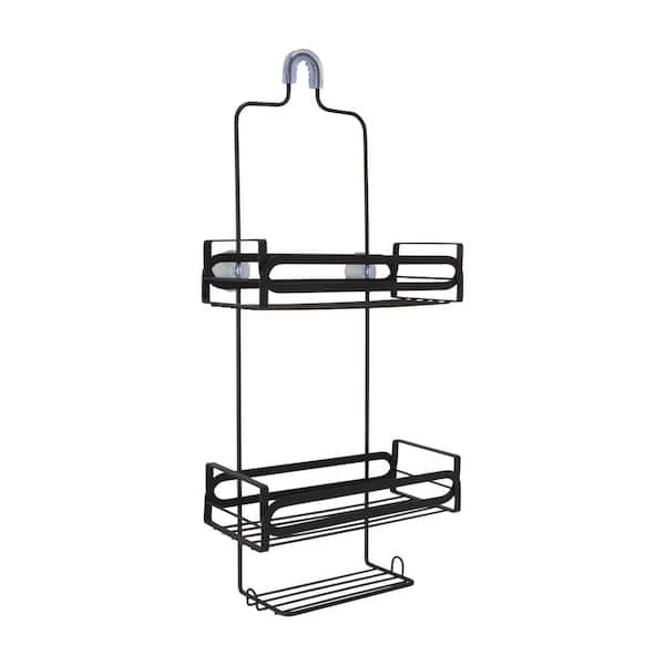 Kenney Rust-Resistant Heavy Duty 3-Tier Large Hanging Shower Caddy with  Suction -Cup and Four Razor Holders, Oil Rubbed Bronze at