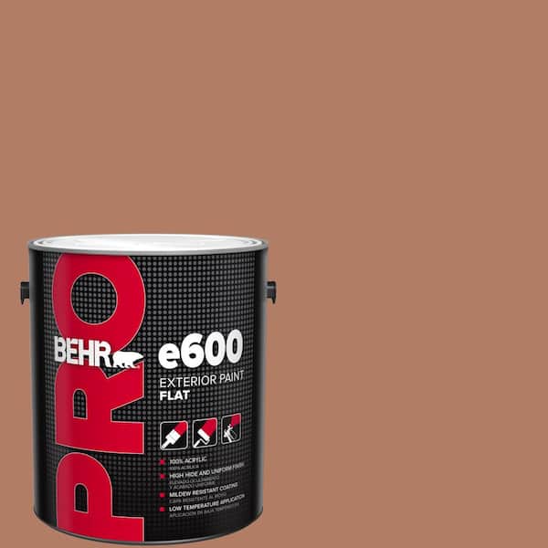 1 gal. #PMD-84 Pecan Flat Exterior Paint