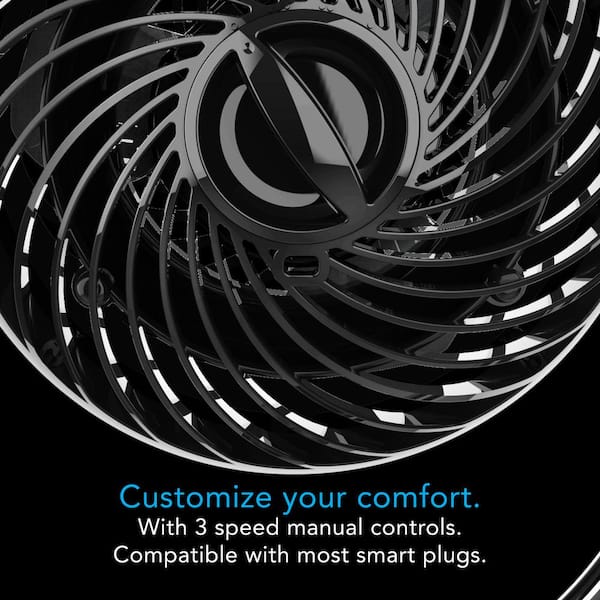 Vornado Pivot3C 5.8 in. Desktop Fan Air Circulator with Multi-Surface  Mount, Black CR1-0388-06 - The Home Depot