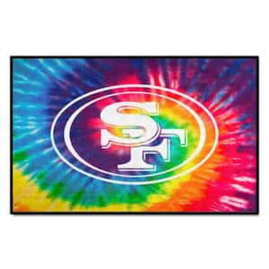 FANMATS Denver Nuggets Tie Dye Starter Mat Accent Rug - 19in. x 30in.