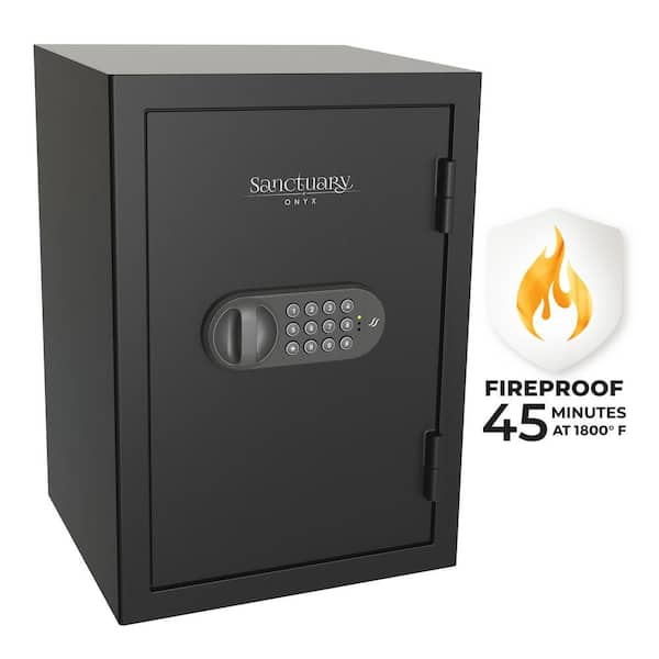 Onyx 1.34 cu. ft. Fireproof Home and Office Safe with Electronic Lock, Matte Black