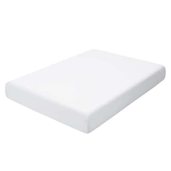Costway 10 in. Jacquard Medium Firm Foam Full Size Bed-in-a-Box Bed Room Mattress W/Removable Cover
