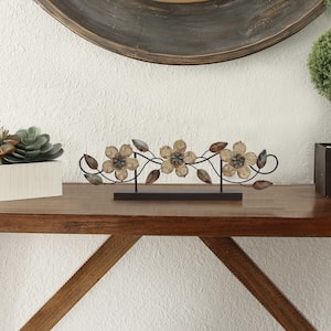 Stamp Wood Flower Table Top