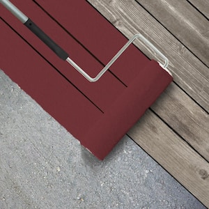 1 gal. #M140-7 Dark Crimson Textured Low-Lustre Enamel Interior/Exterior Porch and Patio Anti-Slip Floor Paint