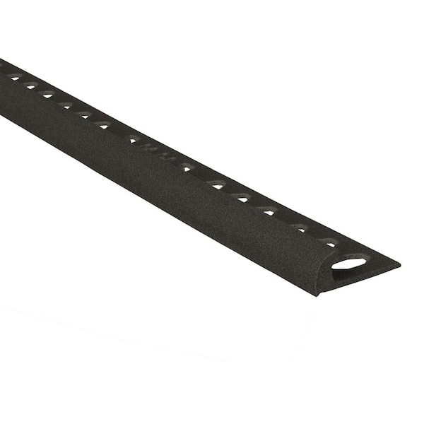 EMAC Novocanto Maxi Black 5/16 in. x 98-1/2 in. Composite Tile Edging Trim
