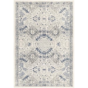 Minta Modern Persian 4 ft. x 6 ft. Blue Area Rug