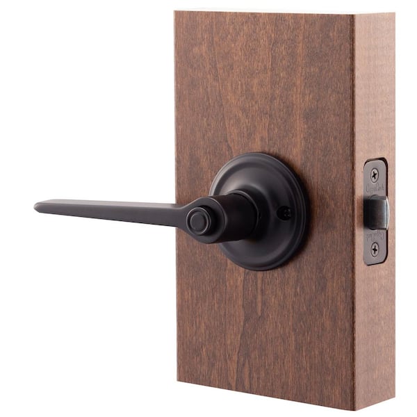 Copper Creek Contemporary Zane Black Bed/Bath Door Handle ZL2231BC