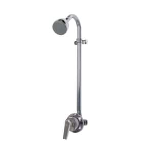 Sentinel Mark II Single Lever Handle Shower Valve Combination with Cross Handle in Polished Chrome (Valve Included)