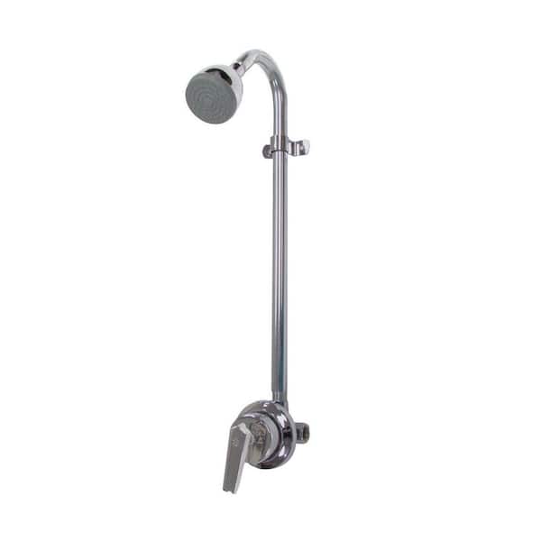 Speakman Sentinel Mark II Single Lever Handle Shower Valve Combination with Cross Handle in Polished Chrome (Valve Included)