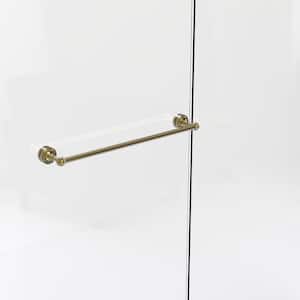 Dottingham Collection 24 in. Shower Door Towel Bar in Unlacquered Brass
