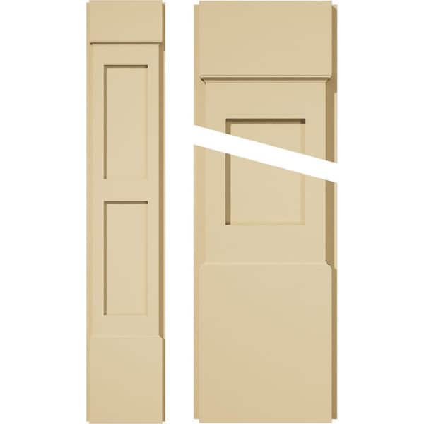 Ekena Millwork 2 in. D x 9 in. W x 48 in. L Primed Polyurethane Pilaster 1- Pack