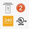 Cadet 240-volt 2,000-watt Com-Pak In-wall Fan-forced Electric Heater in  White CSC202W - The Home Depot
