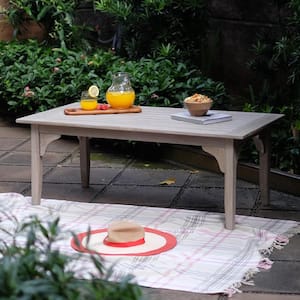 Caterina Weathered Teak Wood Outdoor Coffee Table