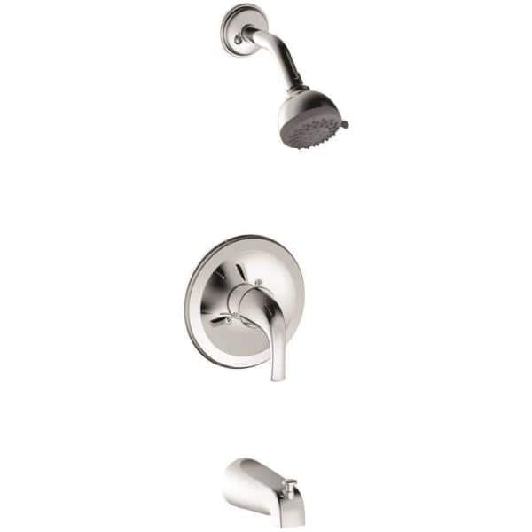 Premier Raleigh Single-Handle 3- -Spray Patterns Tub and Shower Faucet in Chrome (Valve Included), Grey -  3558072