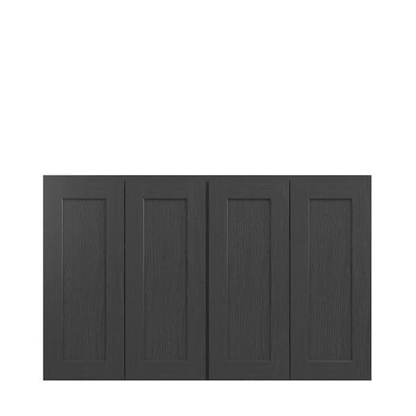 Jamestown Recessed 48 in. W x 30 in. H x 12 in. D in Espresso Plywood Assembled Wall Cabinet