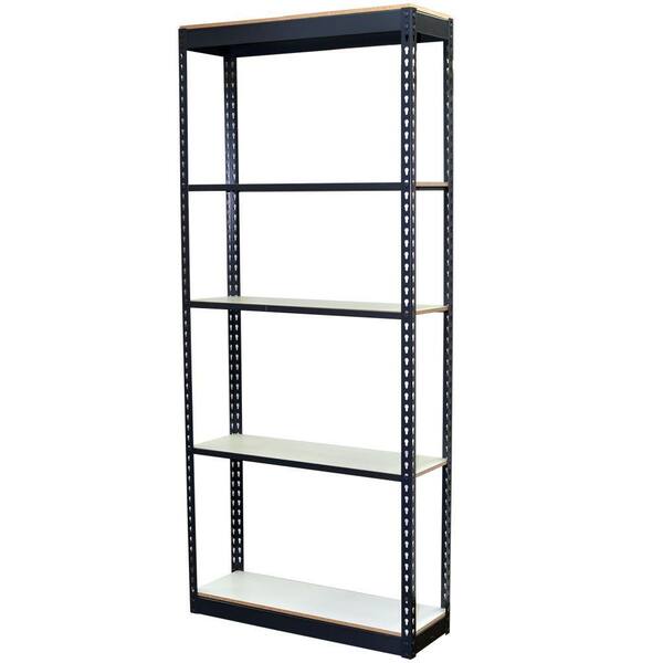 Storage Concepts Gray 5-Tier Boltless Steel Garage Storage Shelving Unit (36 in. W x 72 in. H x 18 in. D)