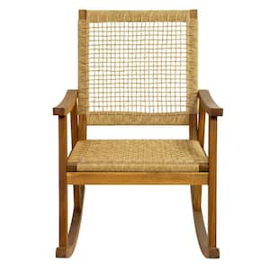 Eurochord Wood Outdoor Rocking Chair