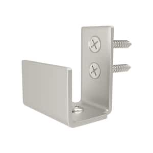 Eco-Fused Hook and Eye Latch 4-inch Heavy Duty - Barn Door Lock (White), 4X  Mounting Screws - Powder Coated Stainless Steel Hooks for Door, Windows
