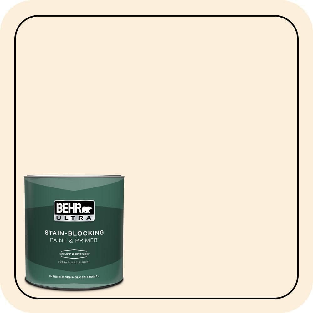 1 qt. #W-D-720 Innocence Extra Durable Semi-Gloss Enamel Interior Paint & Primer price history on PriceWatchPro