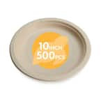 Earth's Natural Alternative Disposable Bamboo Dinner Plate for 100