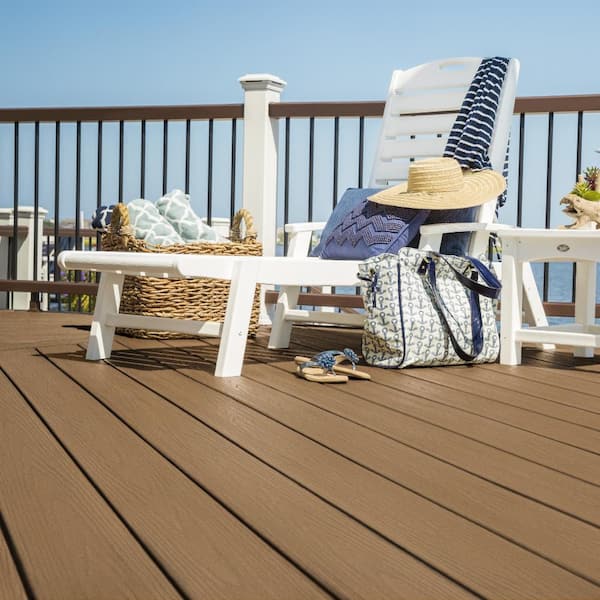 Trex Transcend Rope Swing, 1 in. x 6 in. x 1 ft., Grooved Edge