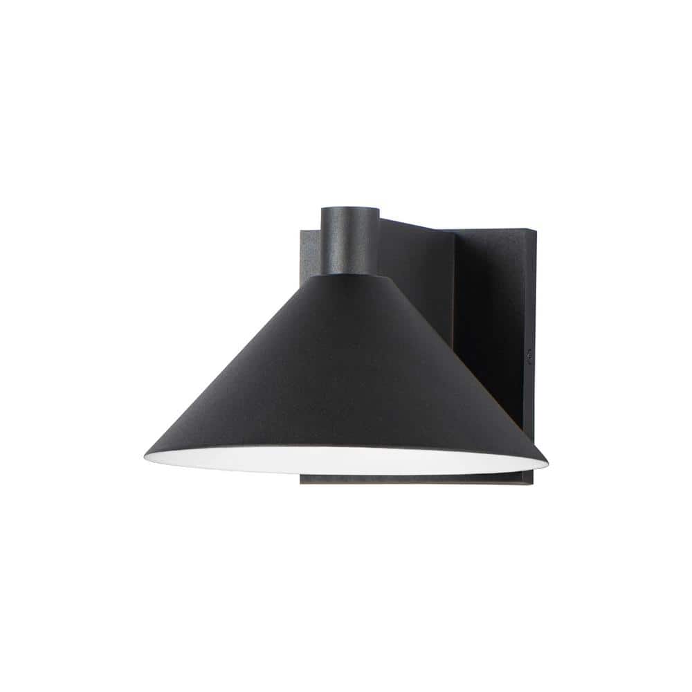 Conoid Medium Black Outdoor Wall Sconce LED price history on PriceWatchPro