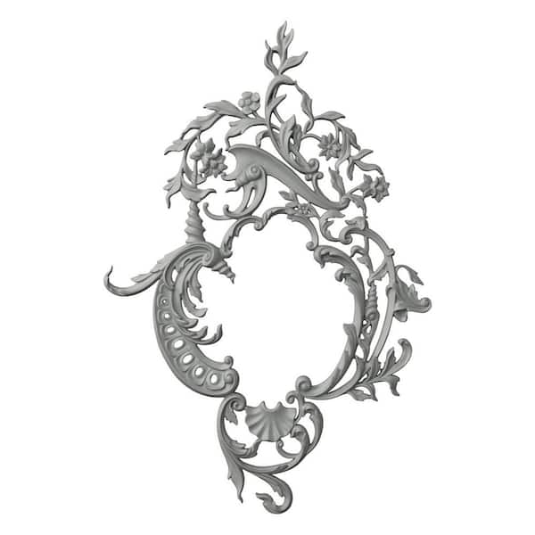 Ekena Millwork 1.13 in. x 29.75 in. x 43.25 in. Polyurethane Applique & Onlay Moulding
