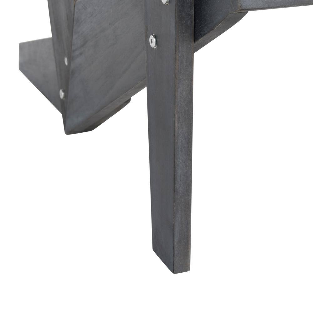 Lanty Dark Slate Gray Acacia Wood Adirondack Chair