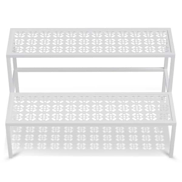 16 in. x 16 in. x 27.6 in, Indoor/Outdoor Multiple Flower Pot Holders, 2-Tier