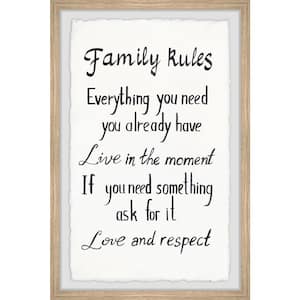 "Love and Respect" by Marmont Hill Framed Typography Art Print 45 in. x 30 in.