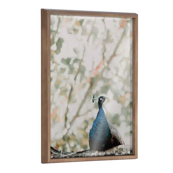 Kate and Laurel Blake "Peacock" by Alicia Abla Framed Art Print 24 in. x 18 in.