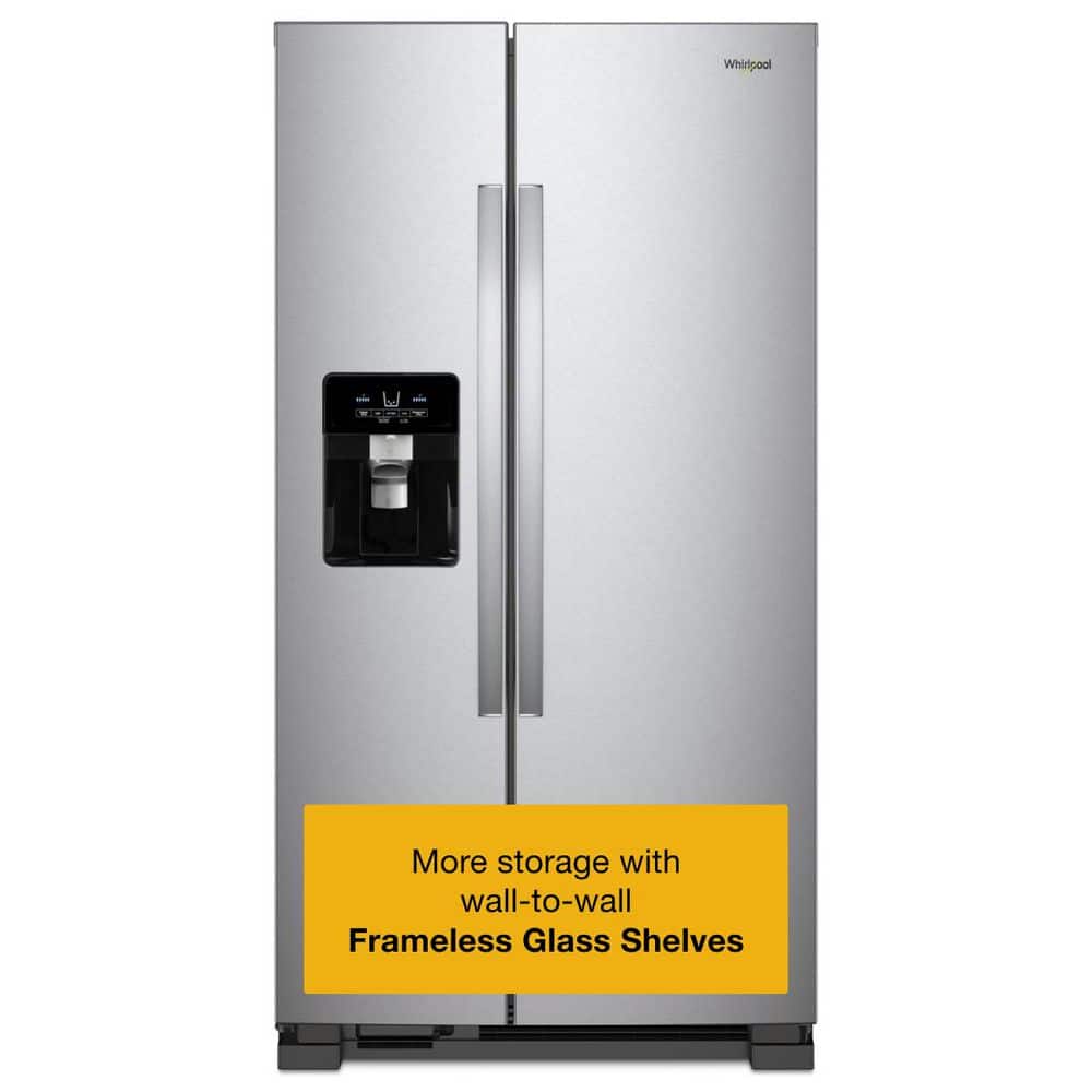 Whirlpool 21.4 cu. ft. Side-by-Side Refrigerator in Monochromatic