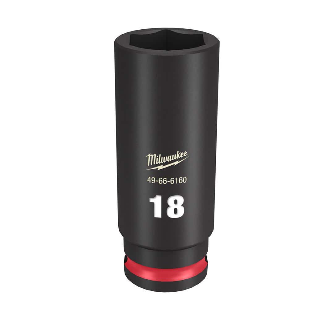 SHOCKWAVE 3/8 in. Drive 18mm Deep 6 Point Impact Socket (1-Pack) price history on PriceWatchPro