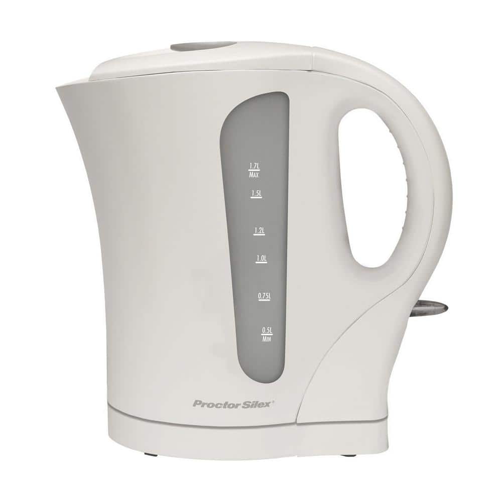 Chamair 500ml Electric Heating Kettle 110V 300W Portable Water Kettles US Plug (White), Clear
