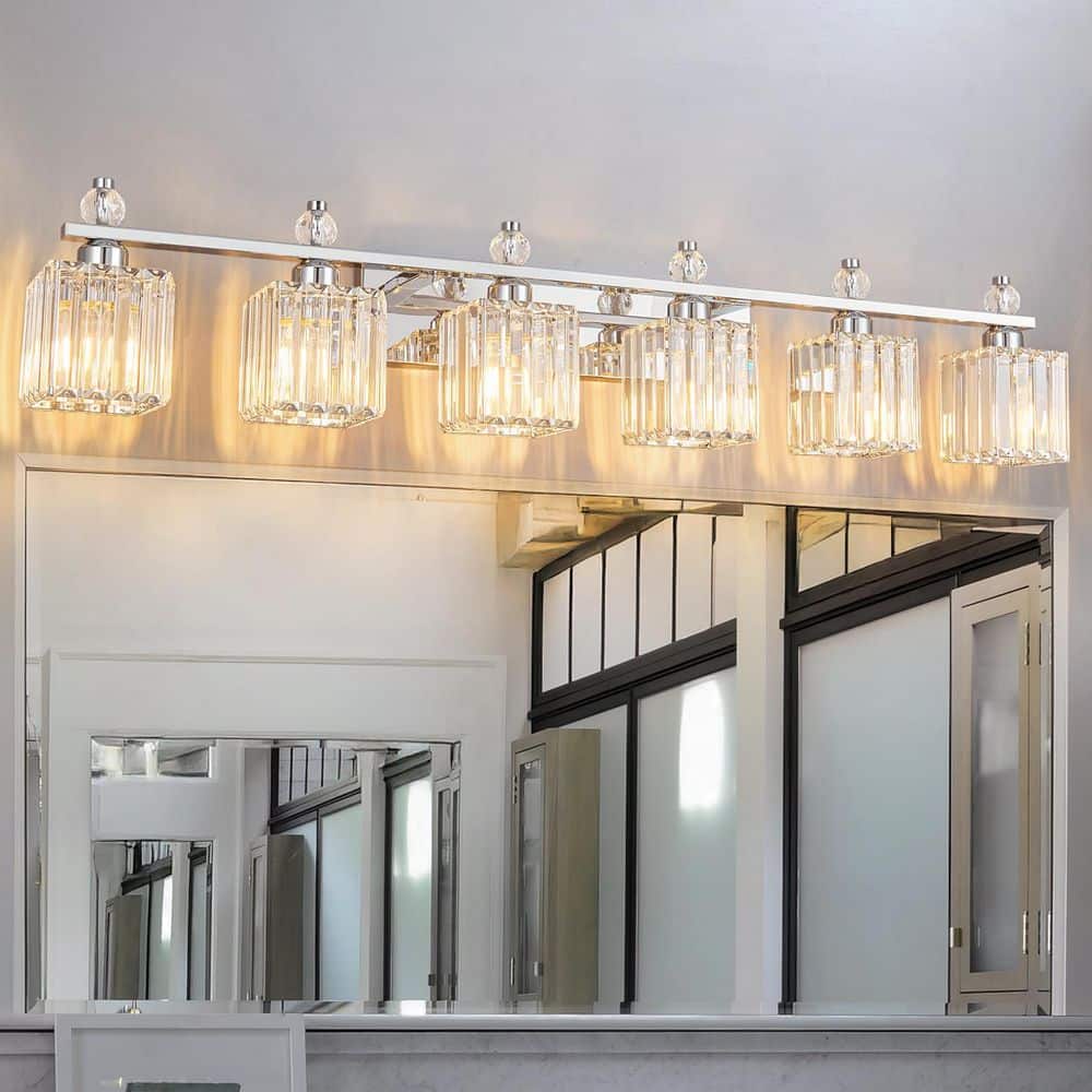 Photo inspiration: Visual Reference: Zhlwin Home Lighting 44 09 In 6 Light Chrome Square
