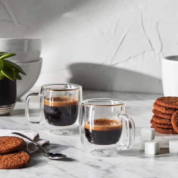 ZWILLING Sorrento Plus 2-pc Double-Wall Glass Espresso Mug Set