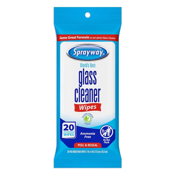 Glass Cleaner Wipes (20-Count)