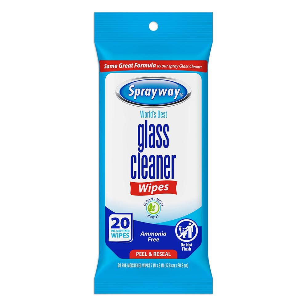 Sprayway Glass Cleaner Wipes